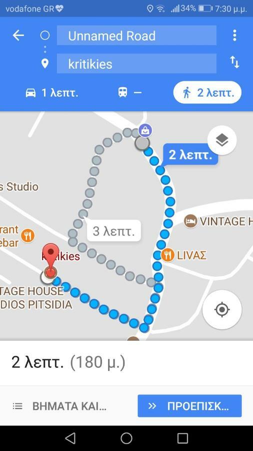 Apartmán Kritikies Pitsidia Exteriér fotografie